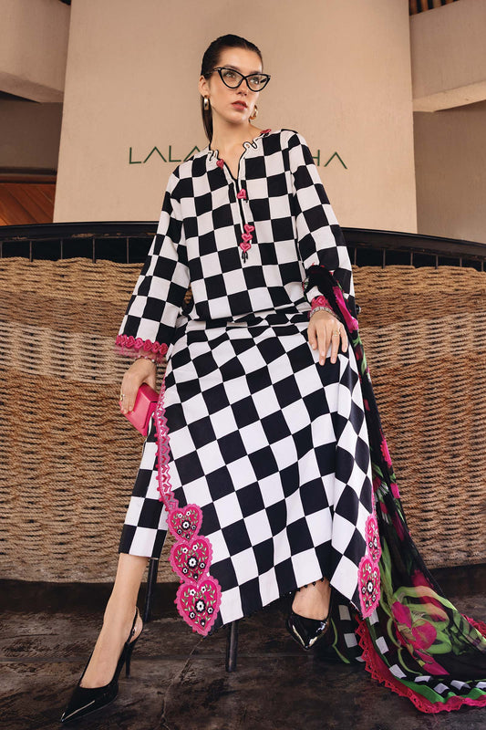MPT-2906-B 3 Piece Unstitched Embroidered Lawn Suit - M.Prints Spring Summer 2026