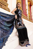 MPT-2806-B 3 Piece Unstitched Embroidered Twill Linen Suit -  Maria B