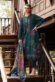 MPT-2807-B 3 Piece Unstitched Embroidered Twill Linen Suit -  Maria B