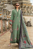MPT-2808-A 3 Piece Unstitched Embroidered Twill Linen Suit -  Maria B