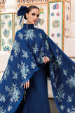 MPT-2808-B 3 Piece Unstitched Embroidered Twill Linen Suit -  Maria B