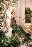 3 Piece Unstitched Embroidered Organza Suit | BD-2904
