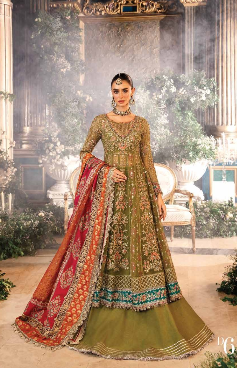 3 Piece Unstitched Embroidered Organza Suit | BD-2906