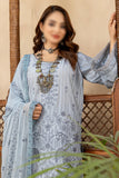 3 Piece - Embroidered Lawn - Farasha 103 - FANTAK