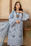 3 Piece - Embroidered Lawn - Farasha 103 - FANTAK