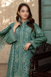 3 Piece - Embroidered Lawn - Farasha 105 - Fantak