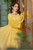 3 Piece - Embroidered Lawn - Farasha 106 - Fantak