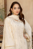 3 Piece - Embroidered Lawn - Farasha 107 - Fantak