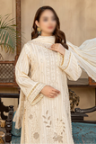 3 Piece - Embroidered Lawn - Farasha 107 - Fantak