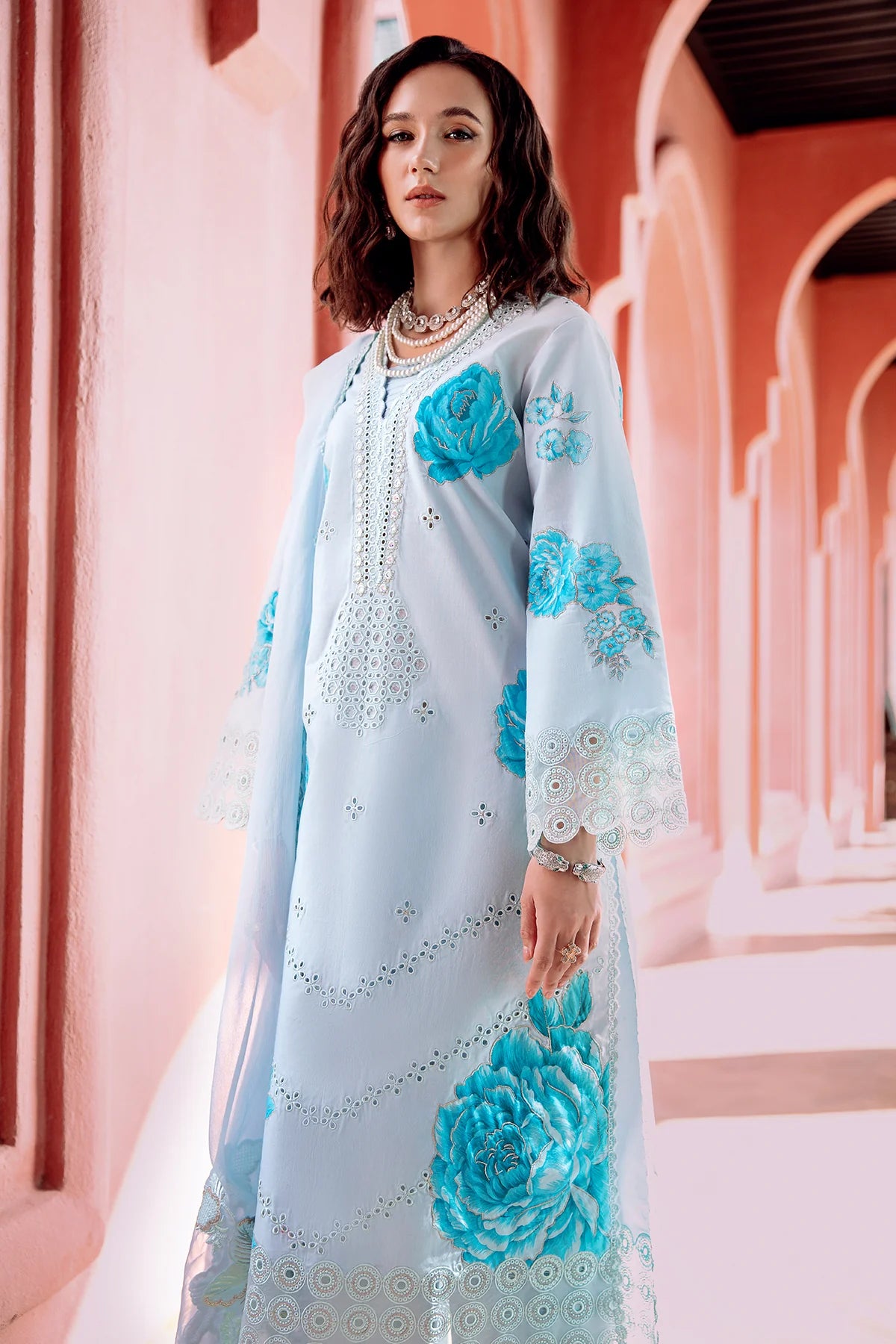 3-PC Charizma Unstitched Lawn Collection RM5-04 - CHARIZMA