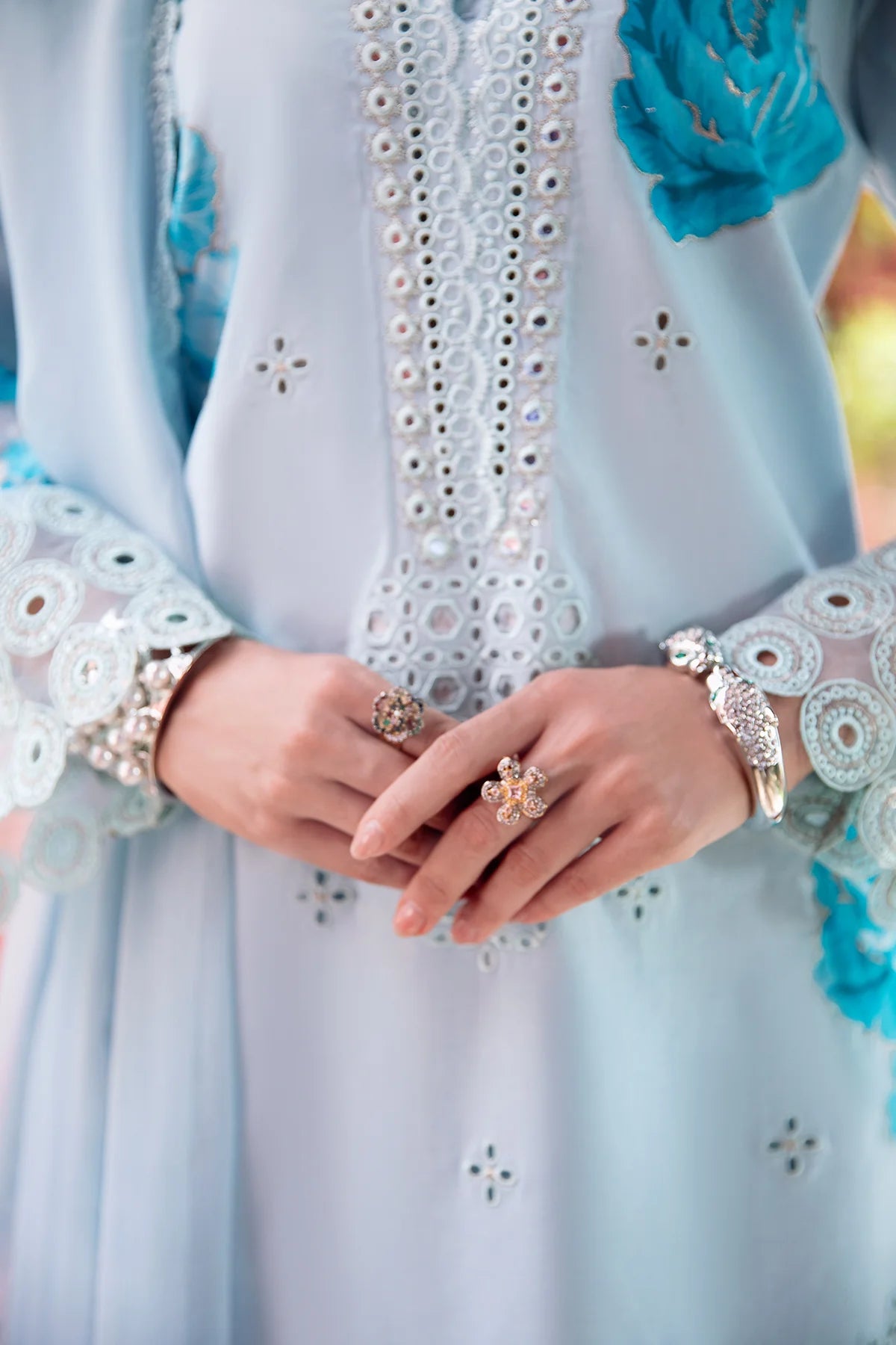 3-PC Charizma Unstitched Lawn Collection RM5-05 - CHARIZMA
