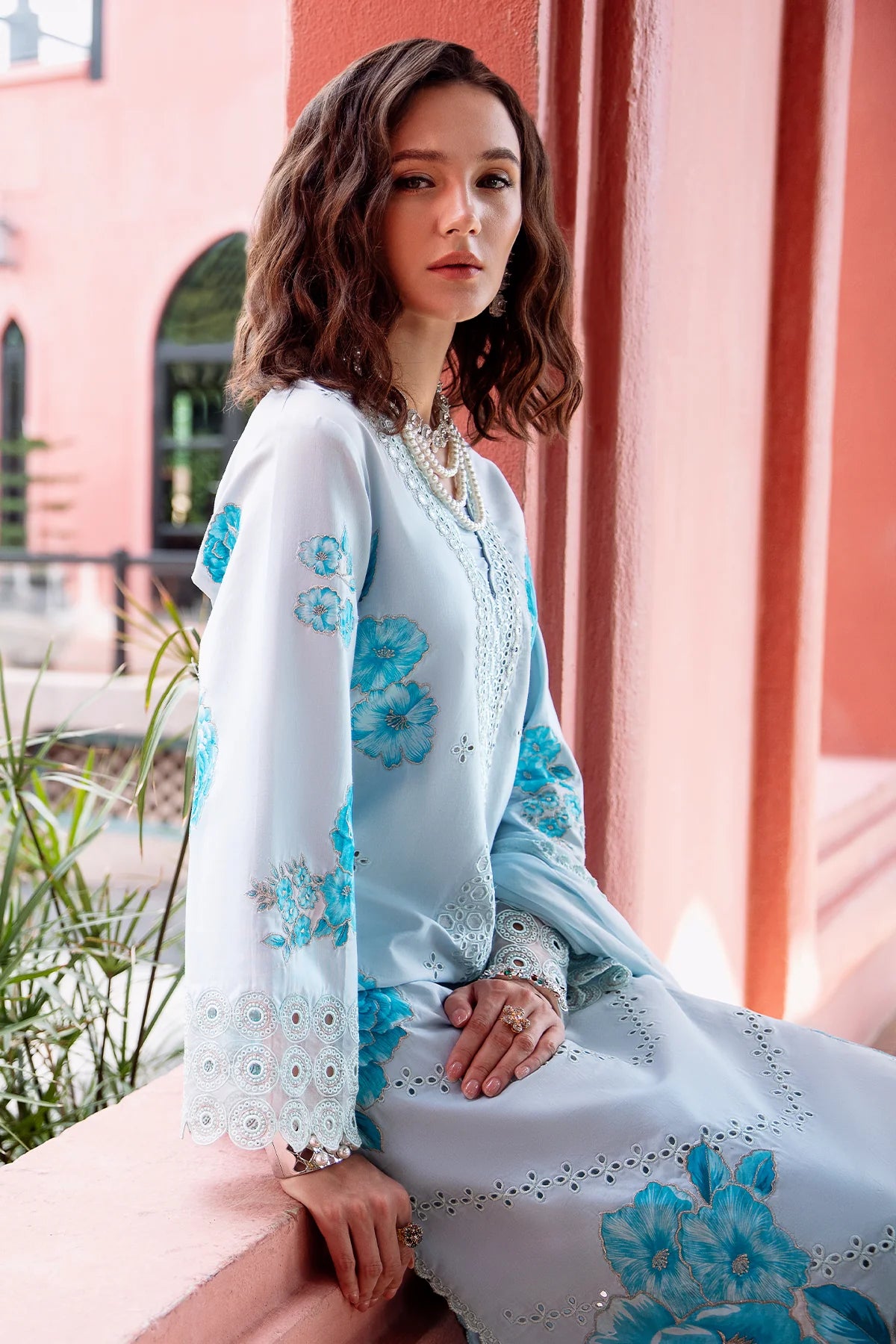3-PC Charizma Unstitched Lawn Collection RM5-04 - CHARIZMA