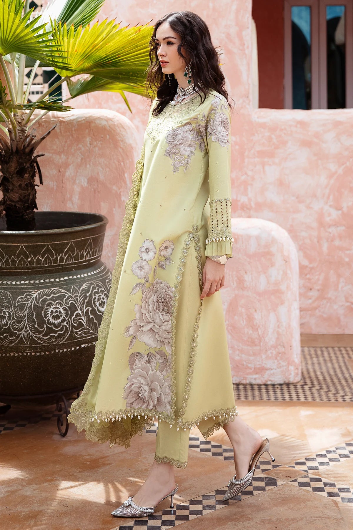 3-PC Charizma Unstitched Lawn Collection RM5-08 - CHARIZMA