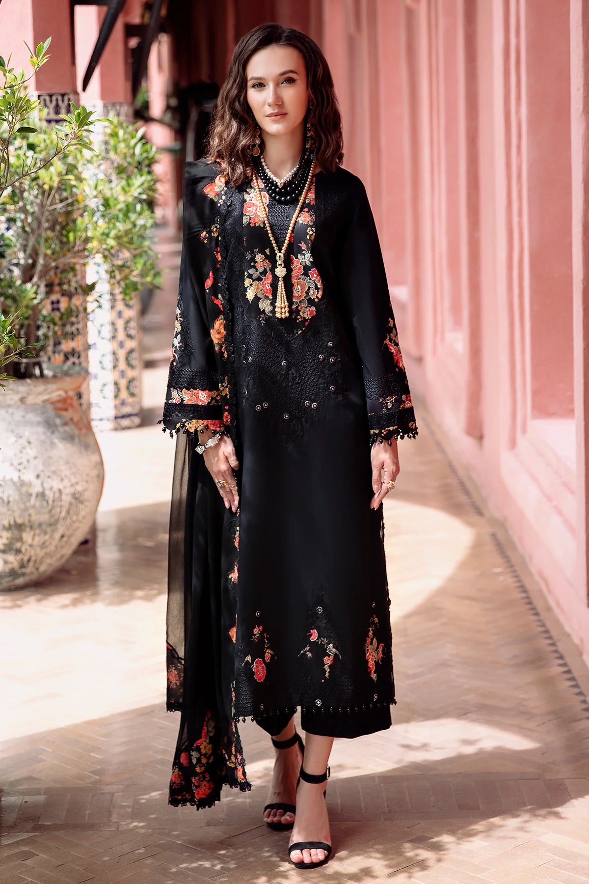 3-PC Charizma Unstitched Lawn Collection RM5-02 - CHARIZMA