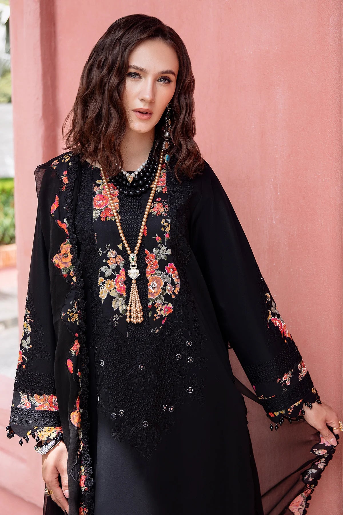 3-PC Charizma Unstitched Lawn Collection RM5-02 - CHARIZMA