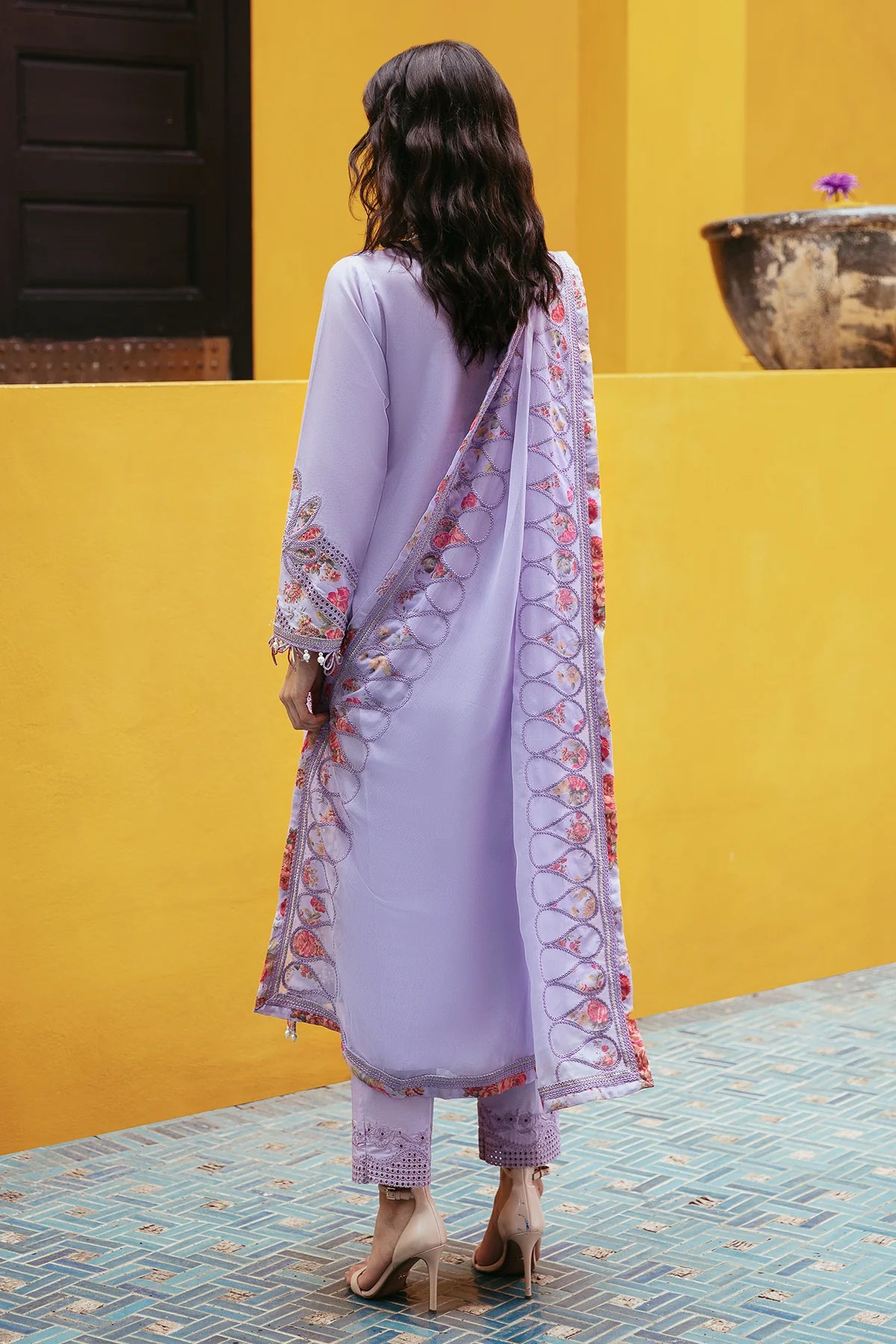 3-PC Charizma Unstitched Lawn Collection RM5-01 - CHARIZMA
