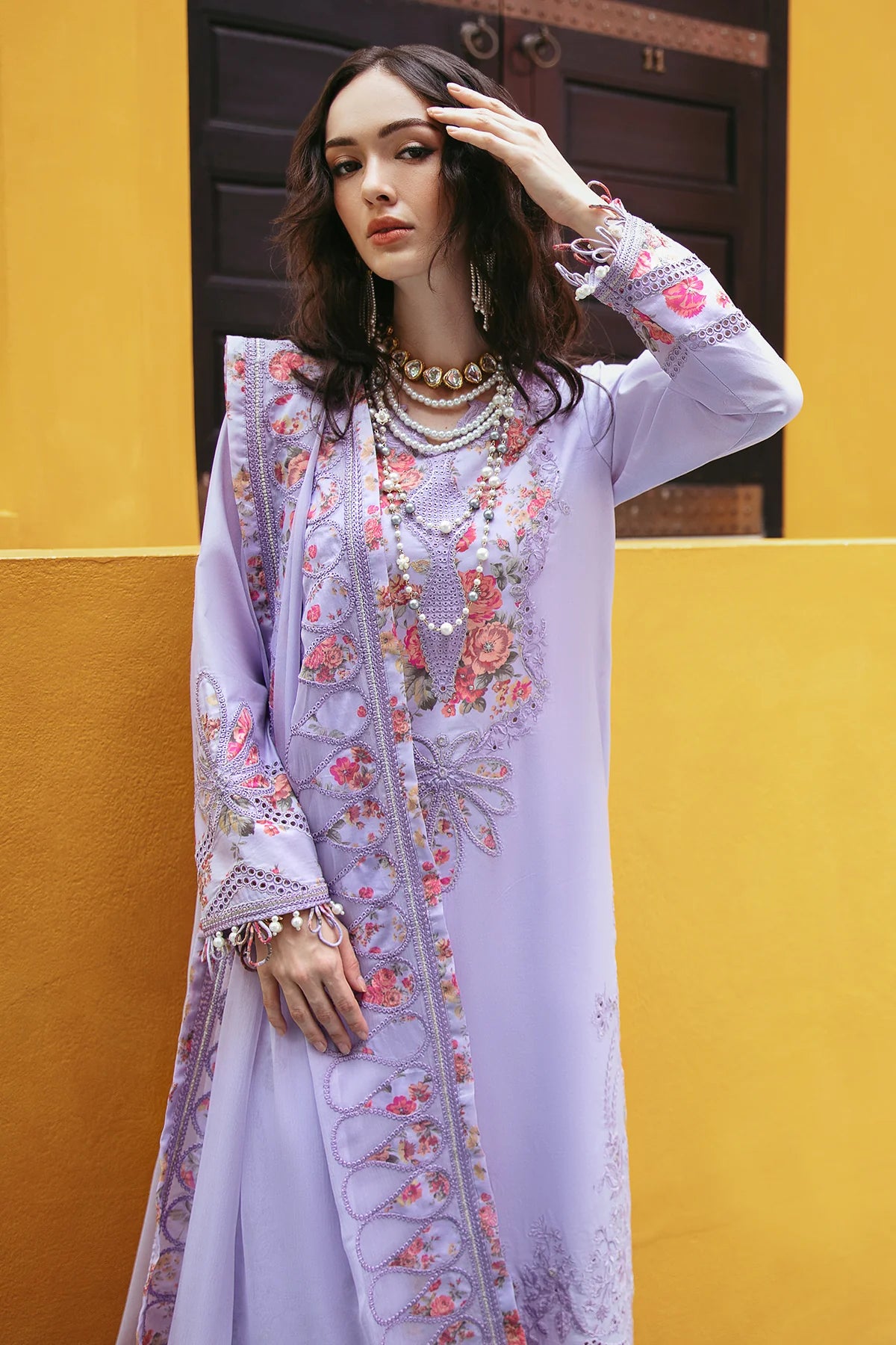 3-PC Charizma Unstitched Lawn Collection RM5-01 - CHARIZMA
