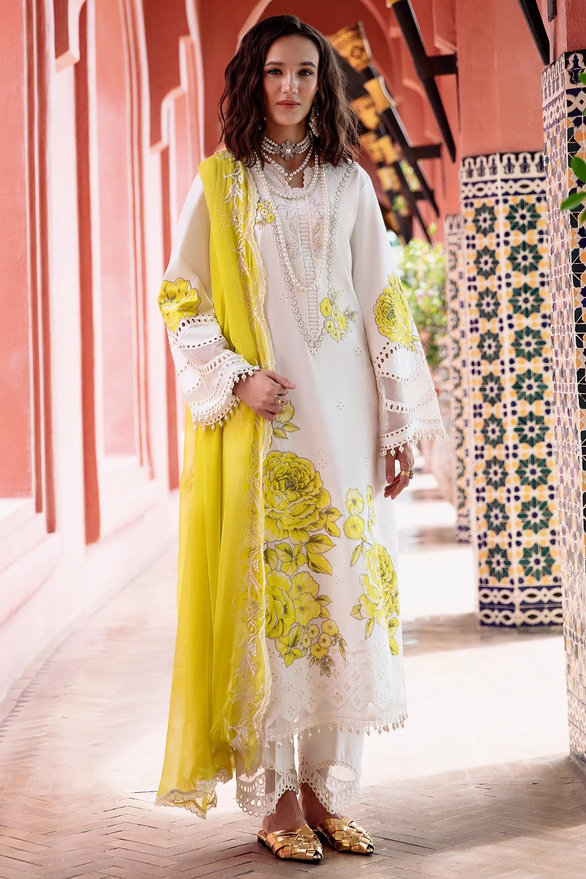 3-PC Charizma Unstitched Lawn Collection RM5-06 - CHARIZMA