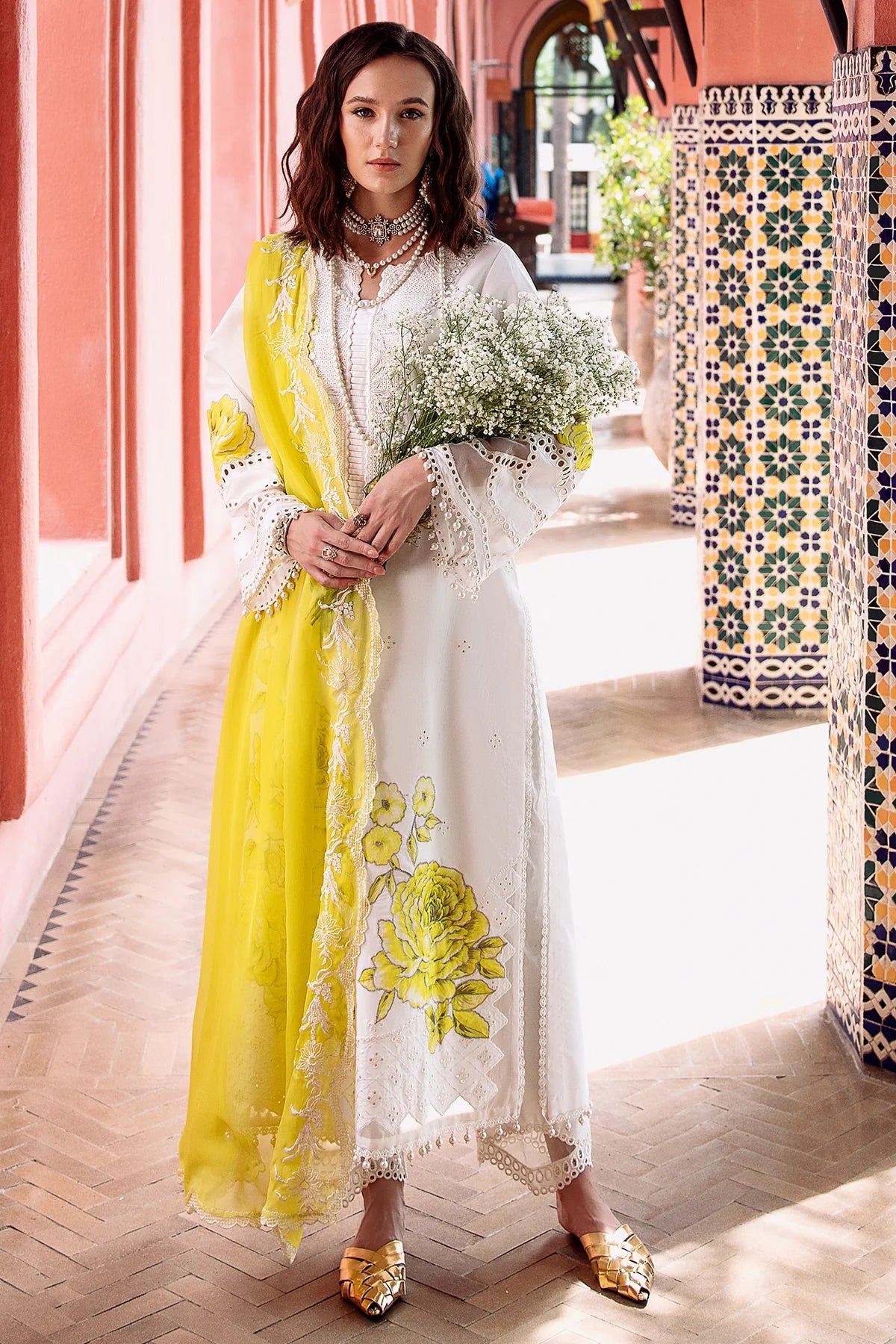 3-PC Charizma Unstitched Lawn Collection RM5-06 - CHARIZMA