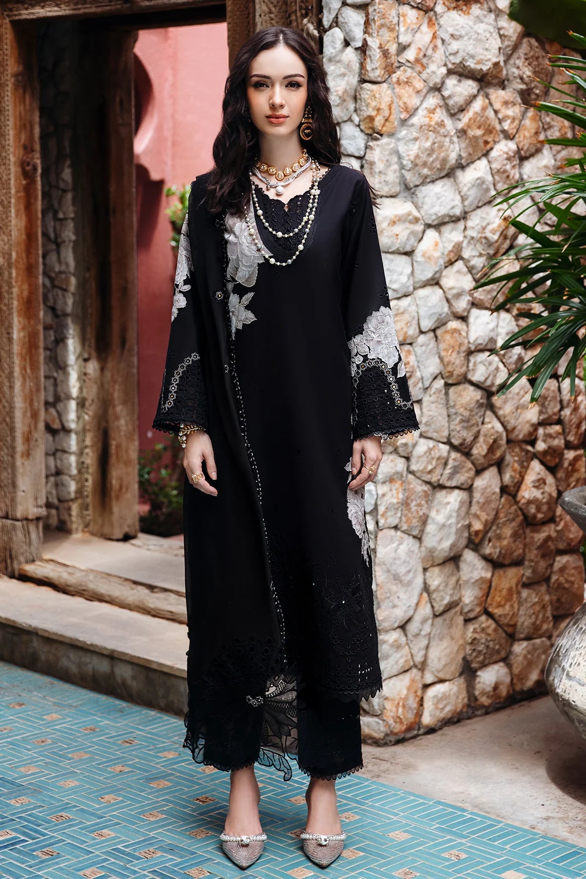 3-PC Charizma Unstitched Lawn Collection RM5-07 - CHARIZMA