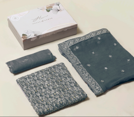 House of Nawab - NZ-5015 - Blue-Grey