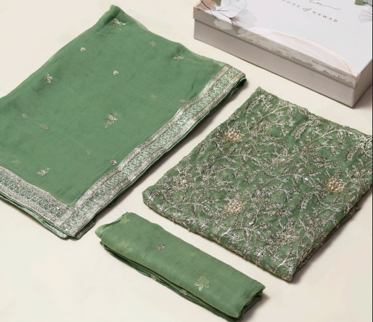 House of Nawab - NZ-5019 - Green