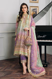 EMBROIDERED CHIFFON CH12-08 UNSTITCHED | Chantelle Barouque