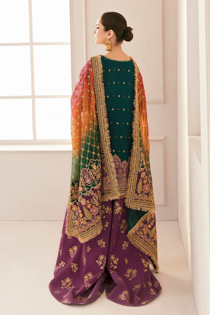EMBROIDERED CHIFFON CH11-06 UNSTITCHED | Chantelle Barouque