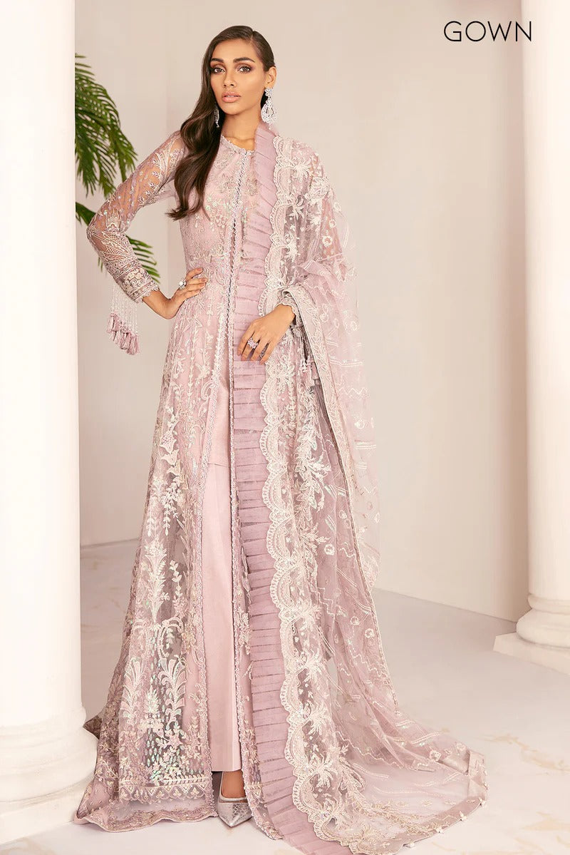 EMBROIDERED NET CH08-01 UNSTITCHED | Chantelle Barouque