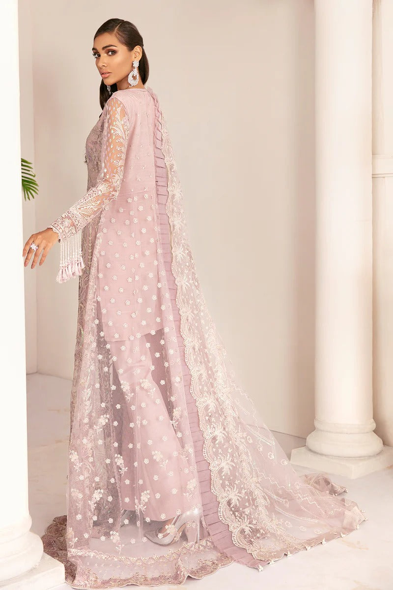 EMBROIDERED NET CH08-01 UNSTITCHED | Chantelle Barouque