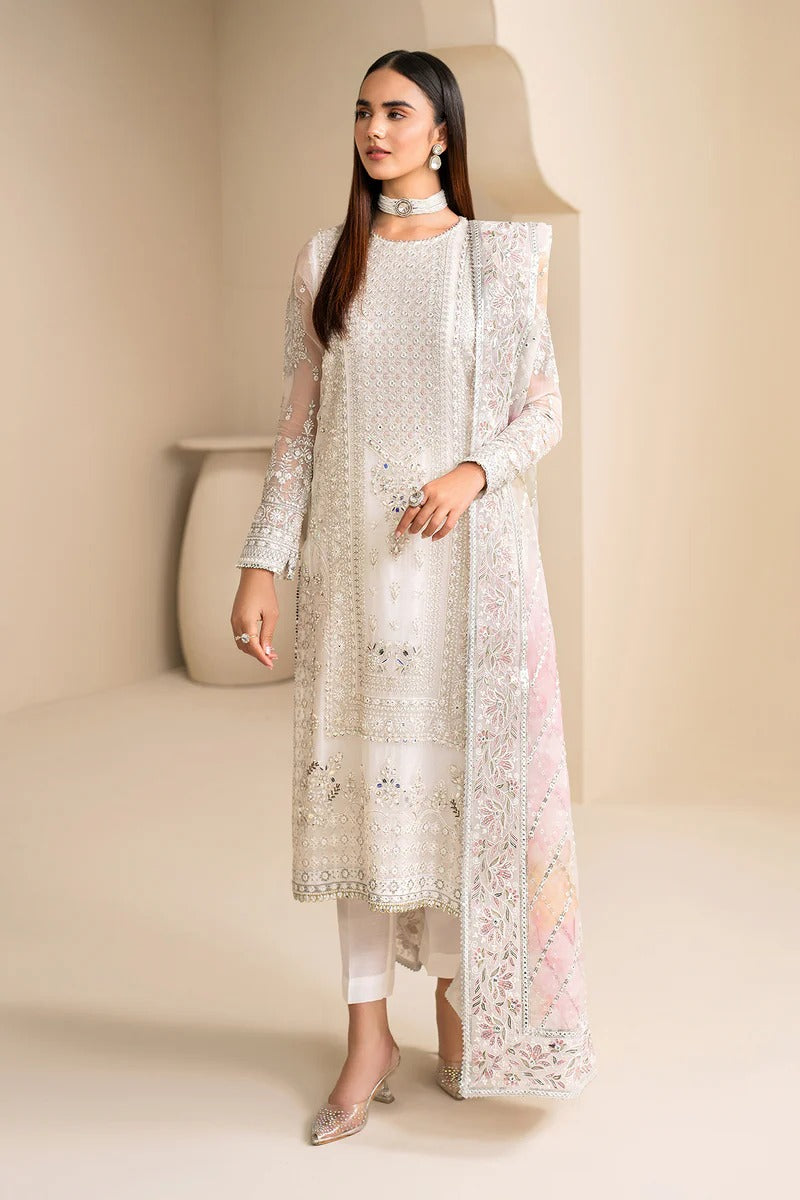 EMBROIDERED CHIFFON UNSTITCHED | Chantelle Barouque